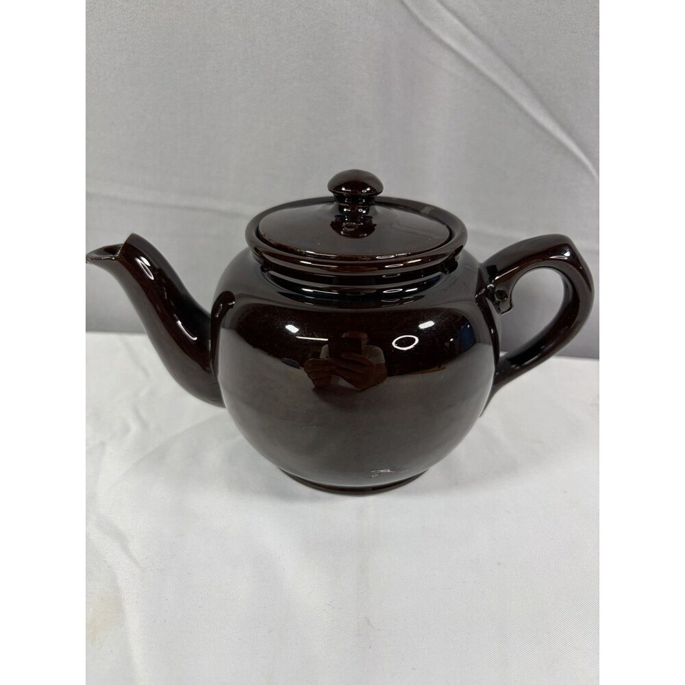Sadler  Vintage Teapot Brown Glazed Ceramic Lidded made in England EUC